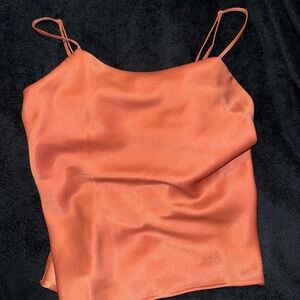 SPANX Satin Camisole in Bold Orange